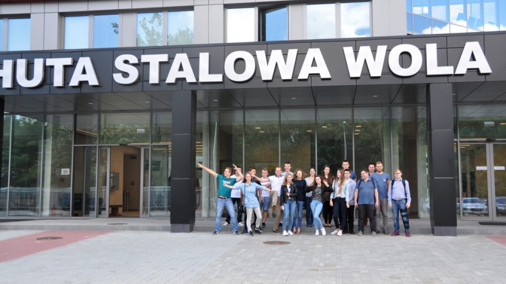 Wizyta studentów Politechniki Rzeszowskiej w Hucie Stalowa Wola.